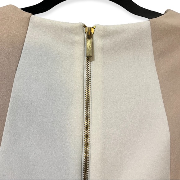 Sharagano white and nude dress size 4 - Picture 3 of 7